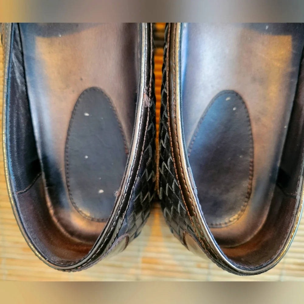 Bronze Cole Haan X Nike Air woven leather Mary Jane ballet flats (6)🩰 - Picture 8 of 9